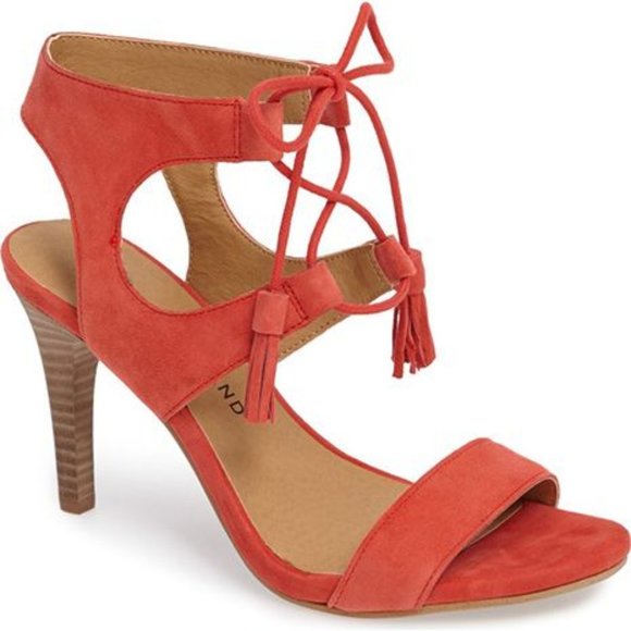 Lucky Brand Shoes - New Lucky Apricot Saffron Leather Sandal Heels 6 M